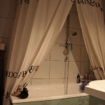 double rideau de douche...
